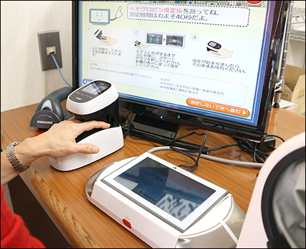 調剤処方箋薬局ほのぼの薬局：健康サポートとしてヘルスステーションを設置